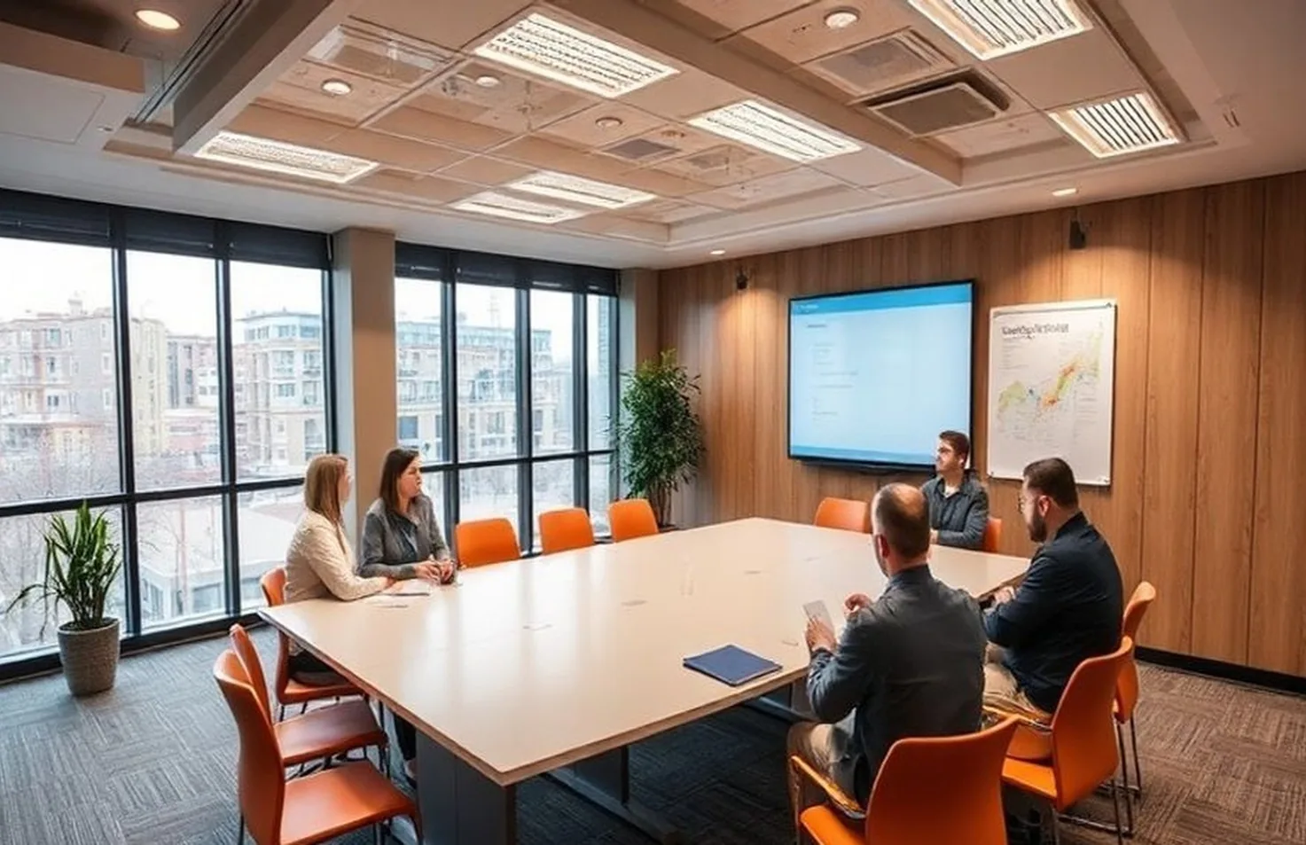 Pipeline building consultation room